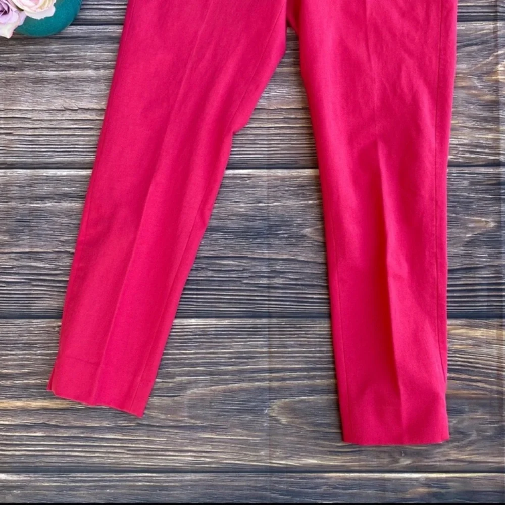 EUC Banana Republic Sloan Fit Pink Slacks Pants SIZE 4P Viscose Stretch - Picture 7 of 8